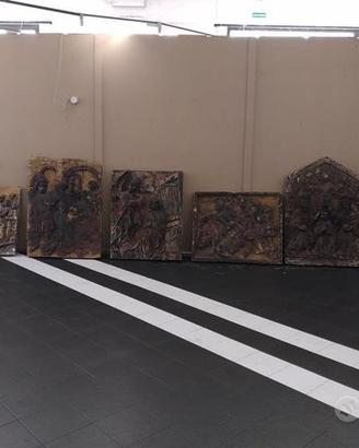 12 Pale Sacre In Legno