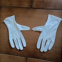 10 paia di guanti in cotone misura 7 colore bianco
