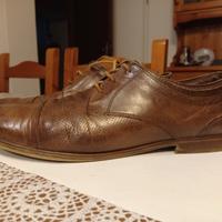Scarpe Casual Stringate Canguro Vera Pelle 43