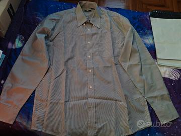 Camicia SKY grigio righe bianche mis. 43/44 Nuova