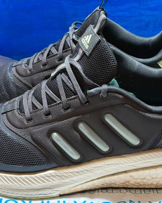 👟 AdidasBoost–Taglia45⅓–Nero/Menta