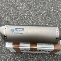 Silenziatore scarico spark titanio universale