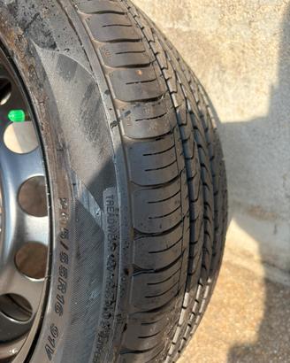 Cerchio e gomma bmw r16
