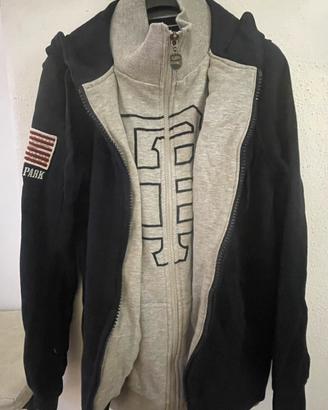 Felpa doppia con cappuccio De Kuba