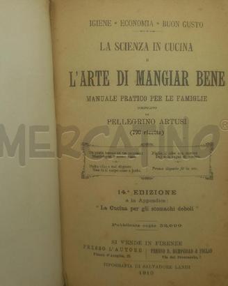 ARTUSI L'ARTE DI MANGIAR BENE 14 ESIMA EDIZIONE