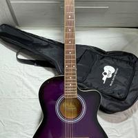 CHITARRA ACUSTICA ELETTRIFICATA PURPLE VIOLA BURST