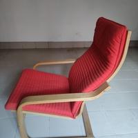 Poltrona Poang Ikea, come da foto