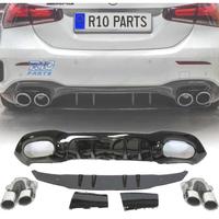 DIFFUSORE MERCEDES CLASSE A V177 AMG 18- SEDAN LOO