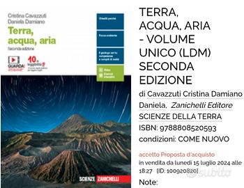 terra acqua aria 9788808520593