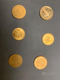 monete d'oro 