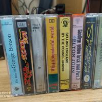 Lotti di audiocassette cantautori, artisti esteri