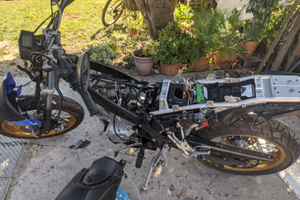 Smembro motore Yamaha