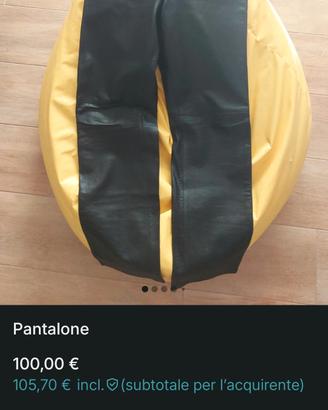 pantalone  in pelle