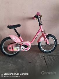 Bicicletta x bambini m.14. età 2 anni, a 5anni 