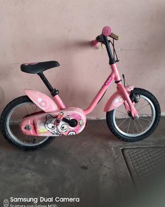Bicicletta x bambini m.14. età 2 anni, a 5anni 