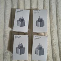 Quattro EcoFlow Smart Plug EU nuove e sigillate