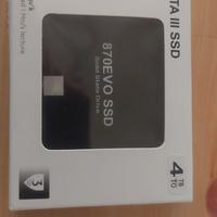 SSD 870 EVO 4TB 2,5" SATA III SSD Interno