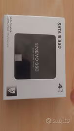 SSD 870 EVO 4TB 2,5" SATA III SSD Interno