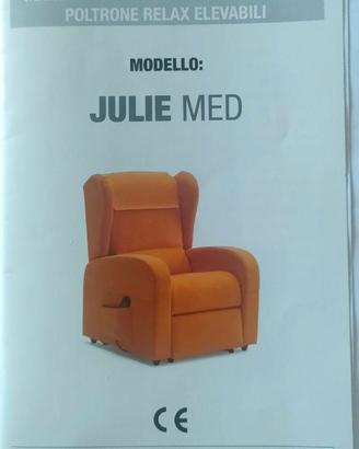 Poltrona alzapersona reclinabile Julie Med