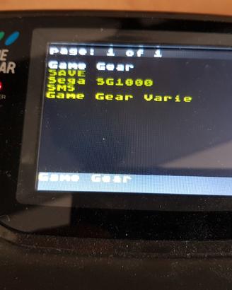 sega Game Gear Cartuccia multigame