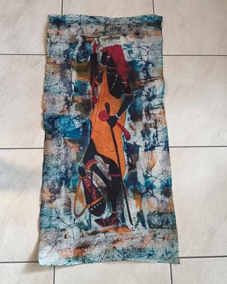 Dipinto  su tela .Acquistato in Kenia anni 90
