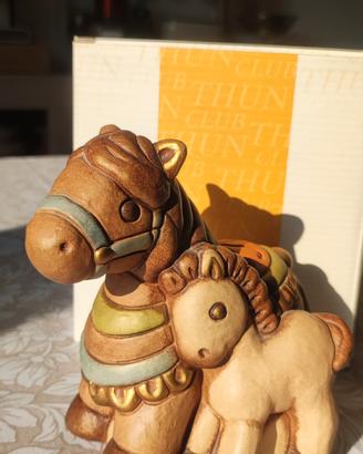 collezione Thun club 2008 cavallo e puledrino