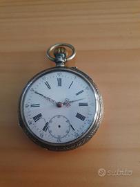 Orologio da taschino in argento