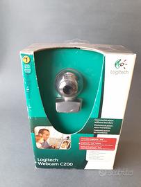 logitech webcam C200 nuova