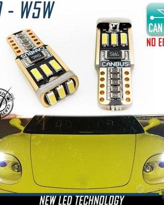 Lampadine LED T10 Luci POSIZIONE BIANCO GHIACCIO