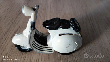 Salvadanaio poliresina moto VESPA