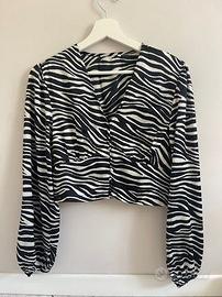 Blusa Zebra - Negro y Bianco