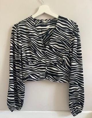 Blusa Zebra - Negro y Bianco
