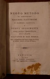 Libro antico del 700 Nuovo metodo di costruire...