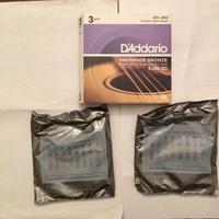 Due set corde D’Addario Custom Light Phosp. Bronze