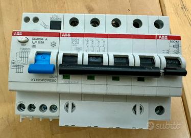 Differenziale magnetotermico ABB 4 poli 25A tipo A - Giardino e Fai da te  In vendita a Ancona