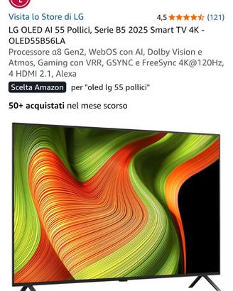 Tv oled 55 pollici 2025 con garanzua