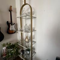 Struttura in ferro oro e bianco