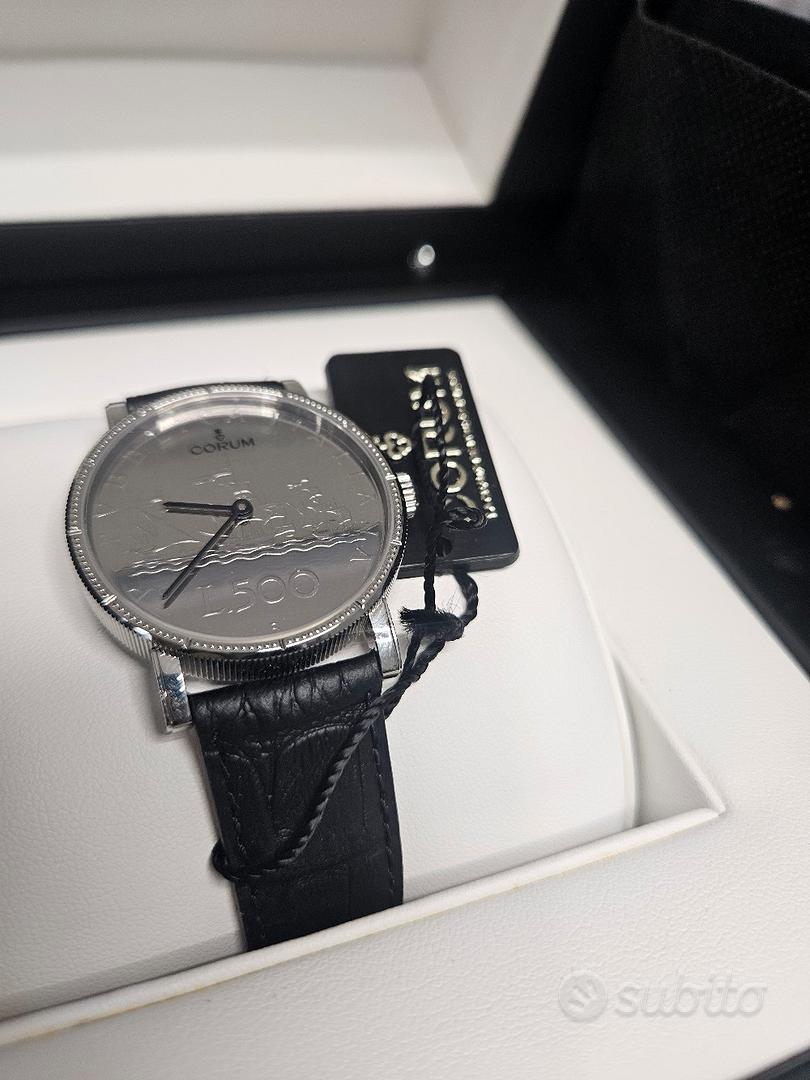 Orologio Corum Argento automatico 500 lire Collezionismo In - Main Image