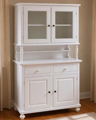 Credenza in legno bianco