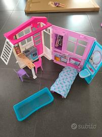 casa portatile di Barbie con piscina Tutto per i bambini In