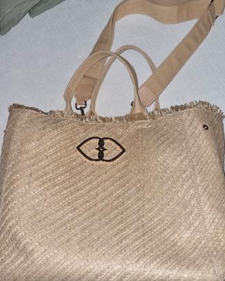 •Borsa paglia Motivi