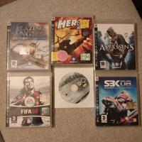 6 giochi originali per PlayStation 3