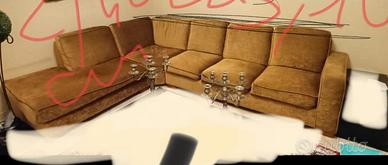 divano angolo 2.40 x 3.10 cm della Gienne