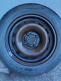 4 cerchi in ferro misura R 14 per ford fiesta 2012