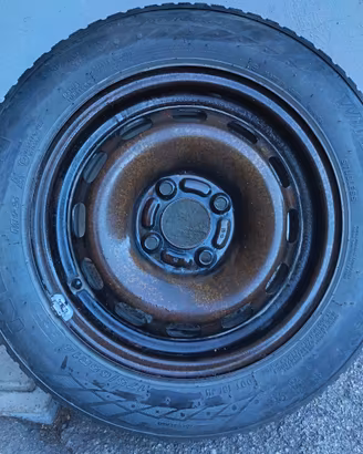 4 cerchi in ferro misura R 14 per ford fiesta 2012