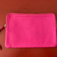 Pochette/portafoglio in pelle rosa GAP