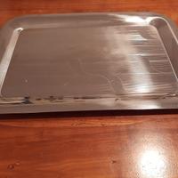 Vassoio elegante grande 50x34 in acciaio inox