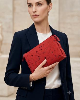 Pochette rossa vintage Fendi
