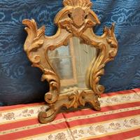 Antica Carta Gloria Del 700 Convertita A Specchio 