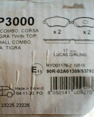 PASTIGLIE OPEL